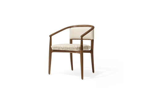 新中式輕奢實木餐椅