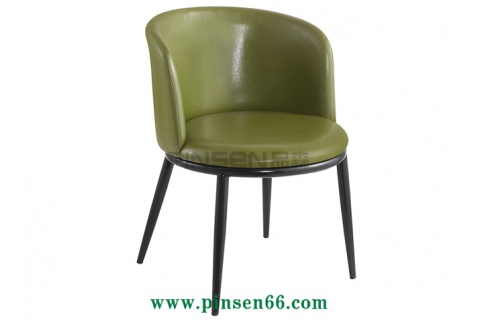 鐵藝軟包簡(jiǎn)約休閑咖啡廳椅子