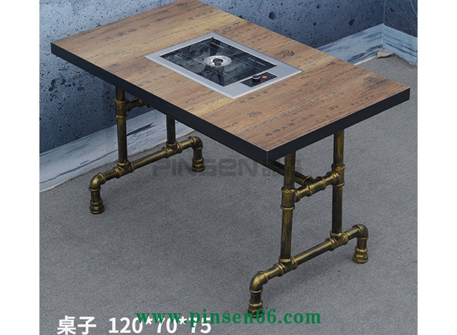 實木復(fù)古火鍋桌 實木復(fù)古火鍋桌